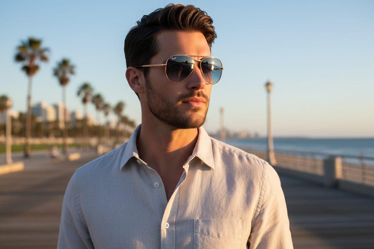 Vista frontale Ray-Ban NEW AVIATOR (RB3625 - 92023F)