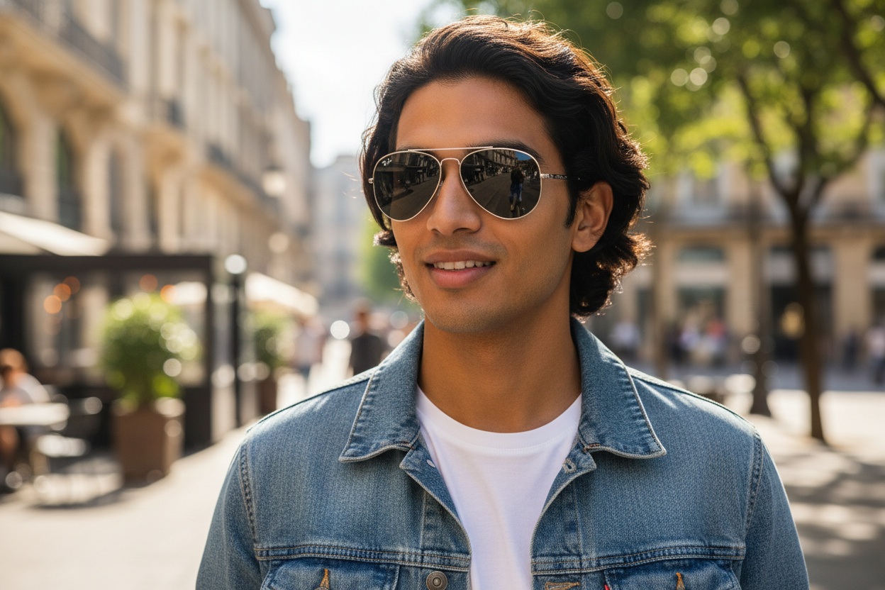 Vista frontale Ray-Ban NEW AVIATOR (RB3625 - 003/R5)