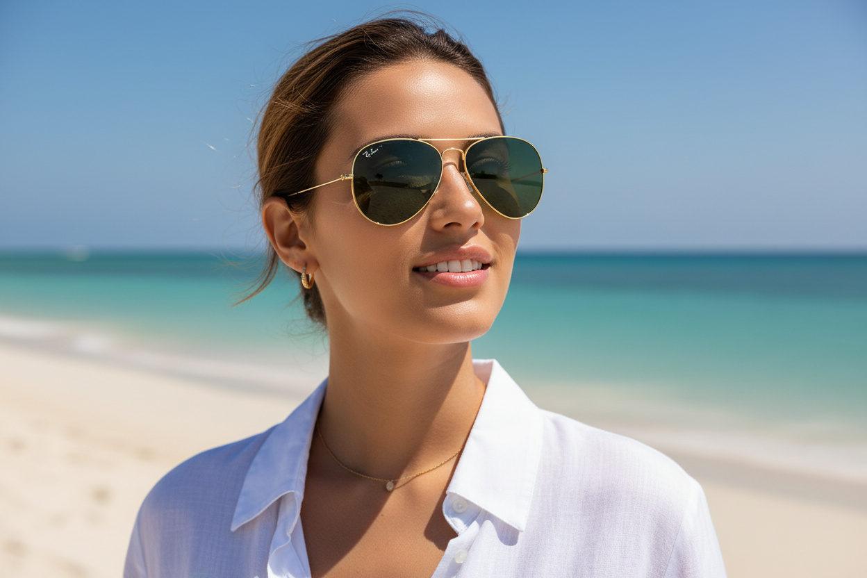 Vista frontale Ray-Ban AVIATOR LARGE METAL II (RB3026 - L2846)