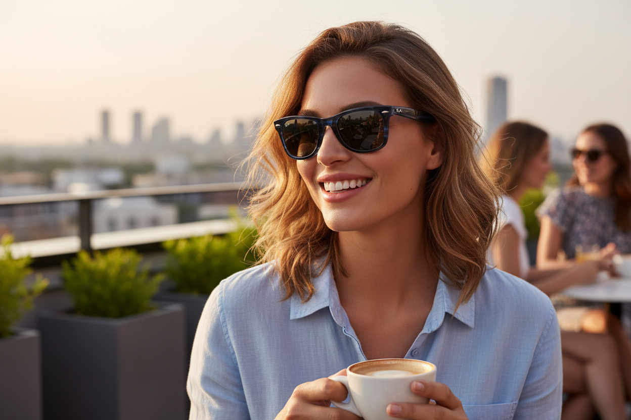 Vista frontale Ray-Ban WAYFARER (RB2140 - 1361R5)