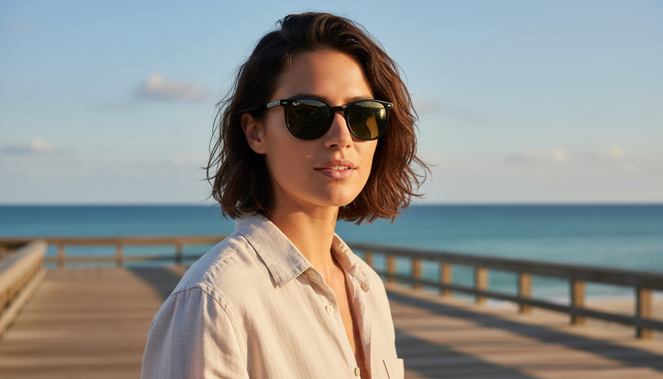 Vista frontale Ray-Ban ELLIOT (RB2197 - 901/31)
