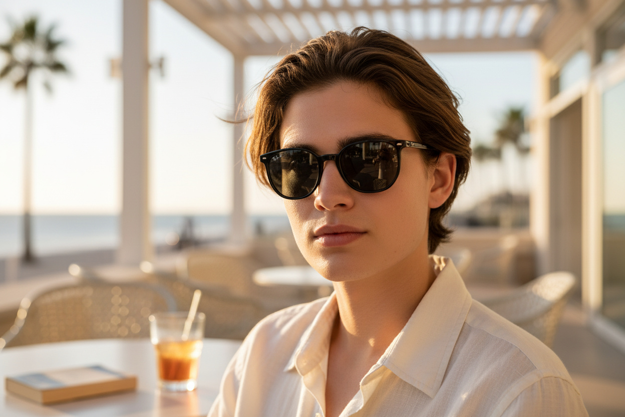 Vista frontale Ray-Ban ELLIOT (RB2197 - 901/48)