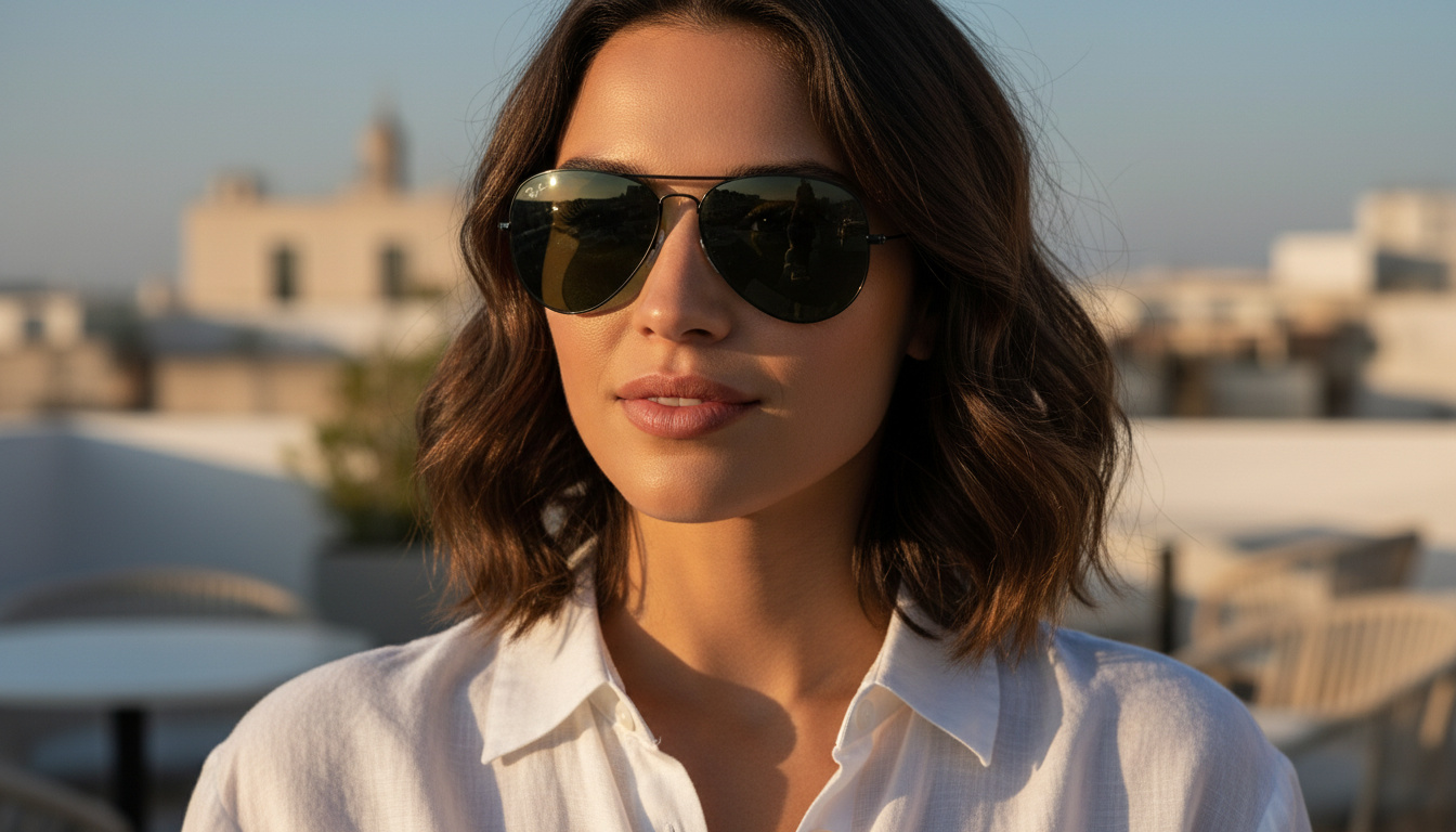 Vista frontale Ray-Ban AVIATOR LARGE METAL II (RB3026 - L2821)