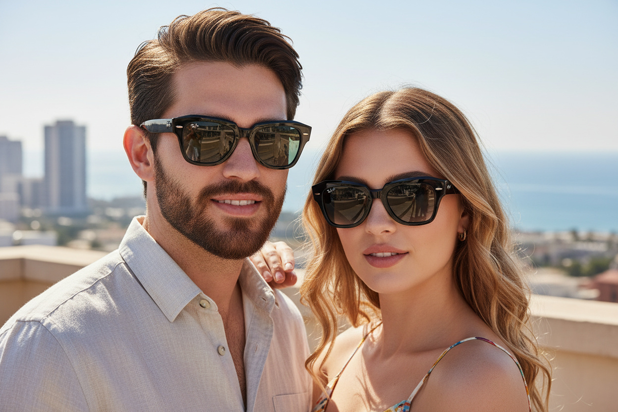 Vista frontale Ray-Ban STATE STREET (RB2186 - 901/71)