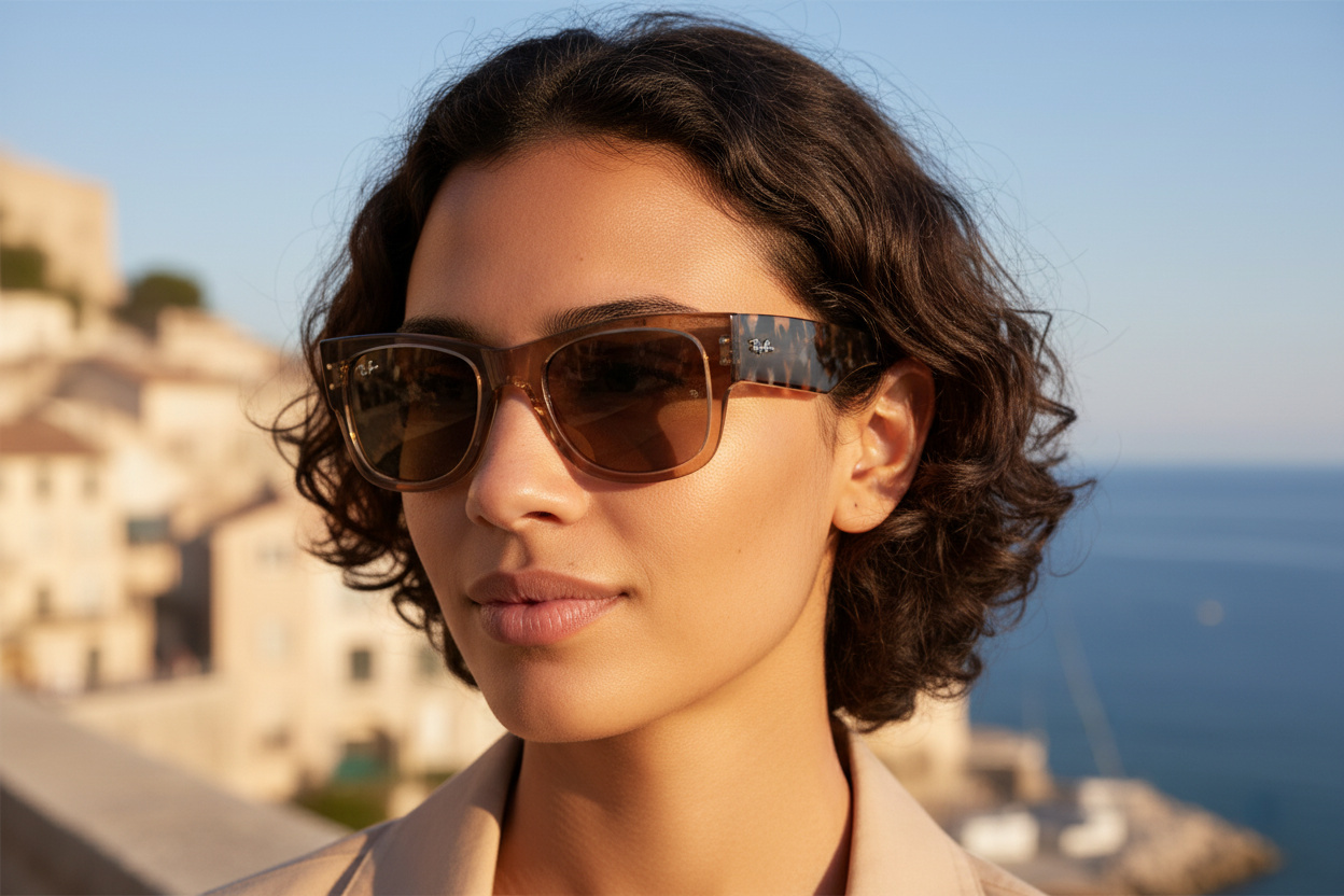 Vista frontale Ray-Ban MEGA WAYFARER (RB0840S - 663693)