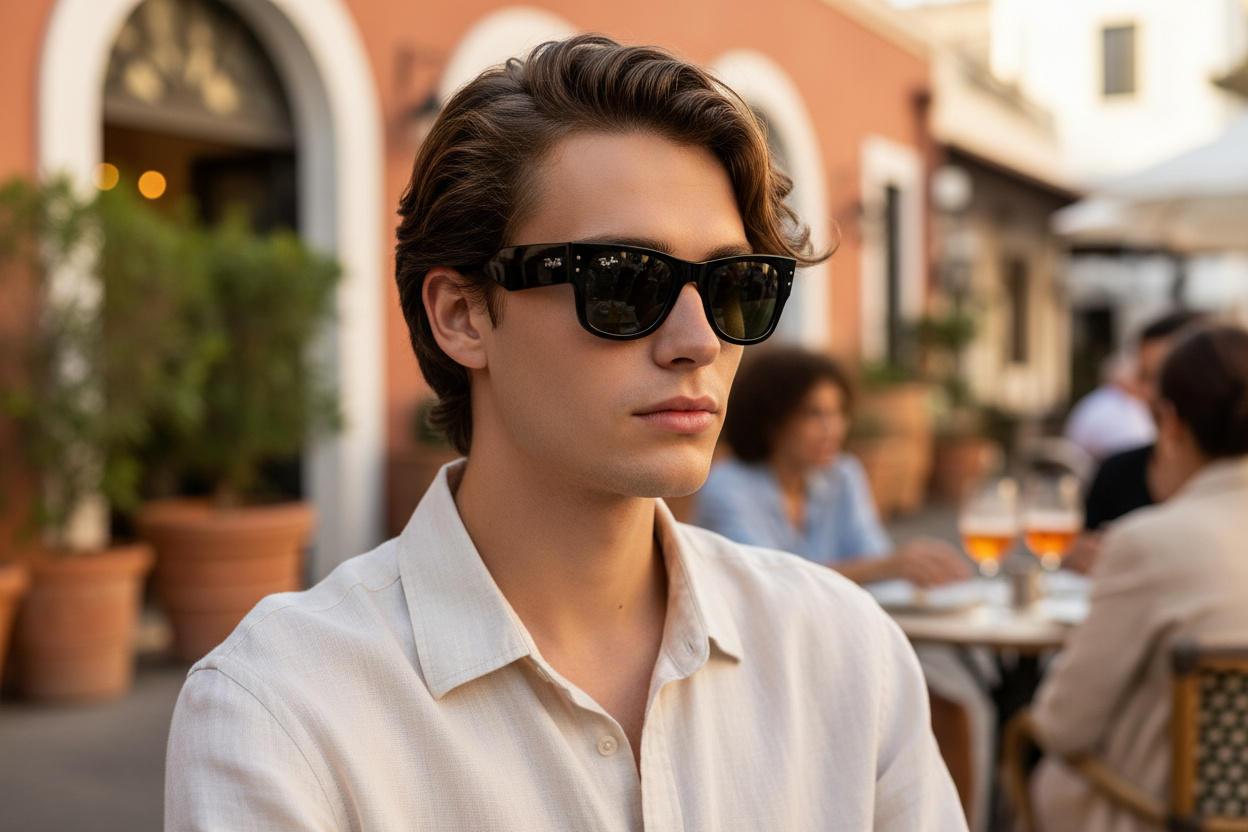 Vista frontale Ray-Ban MEGA WAYFARER (RB0840S - 901/31)