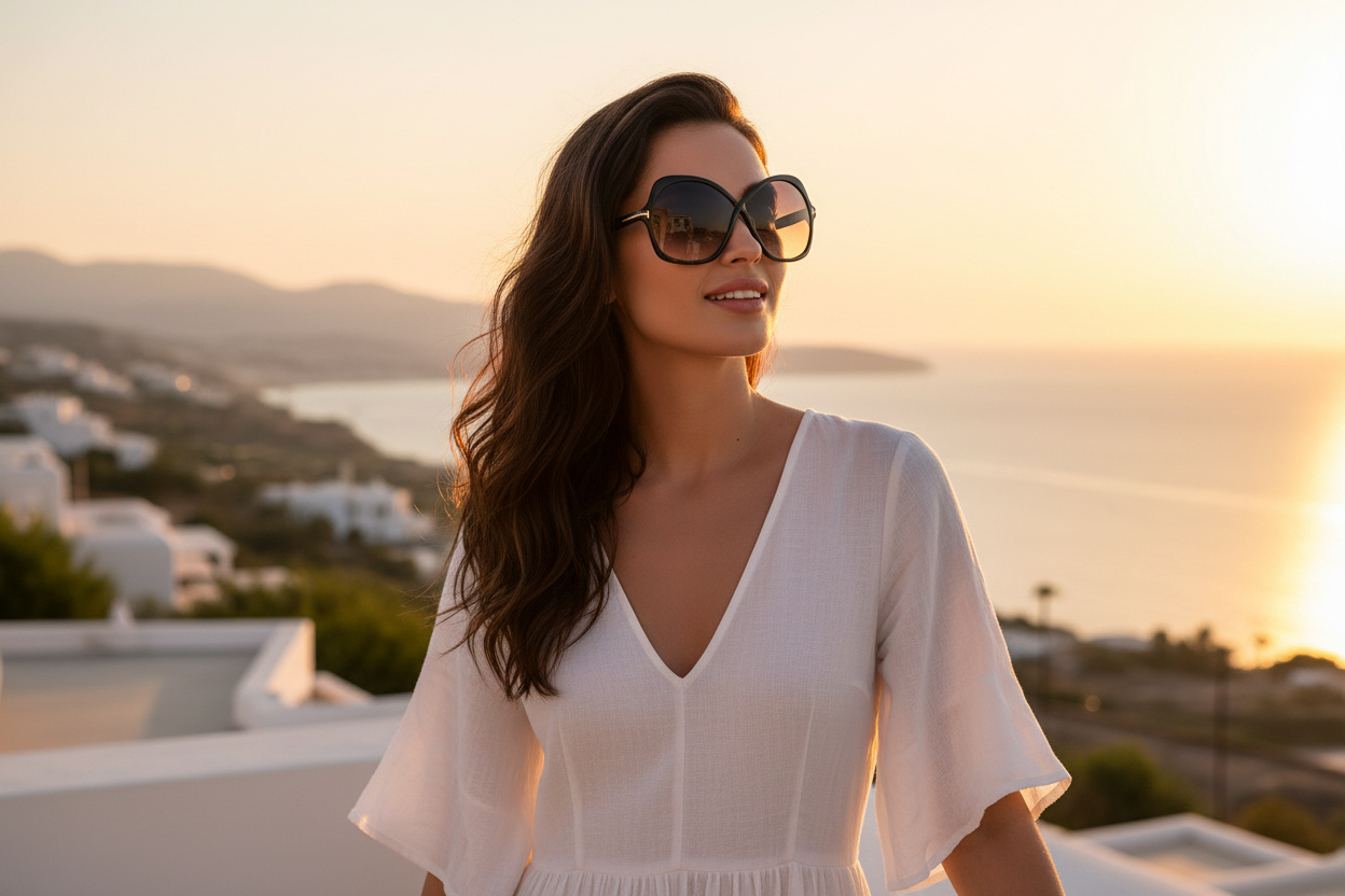 Vista frontale Tom Ford ROSEMIN (FT1013 - 01B)