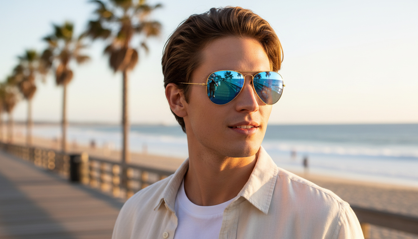 Vista frontale Ray-Ban AVIATOR LARGE METAL (RB3025 - 112/4L)