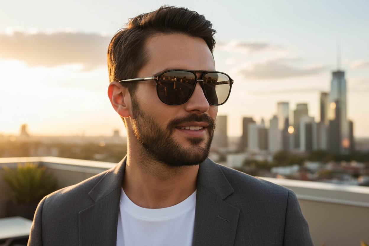 Vista frontale Tom Ford BRUCE (FT1026-N - 01D)