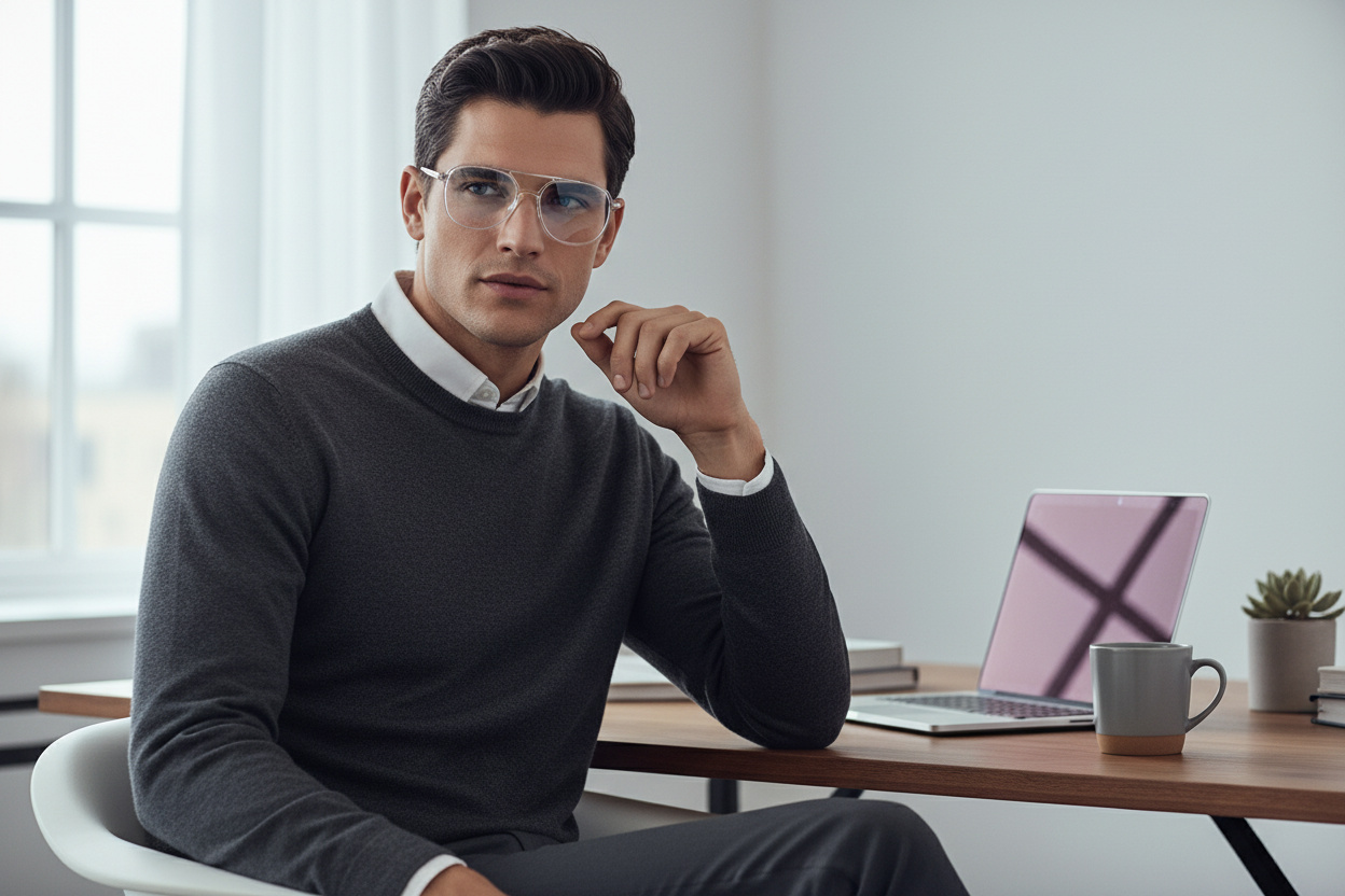 Vista frontale Tom Ford FT5874-B (026)