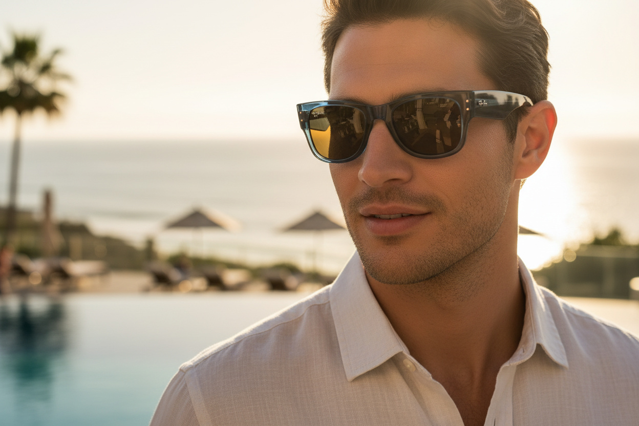 Vista frontale Ray-Ban MEGA WAYFARER (RB0840S - 668073)