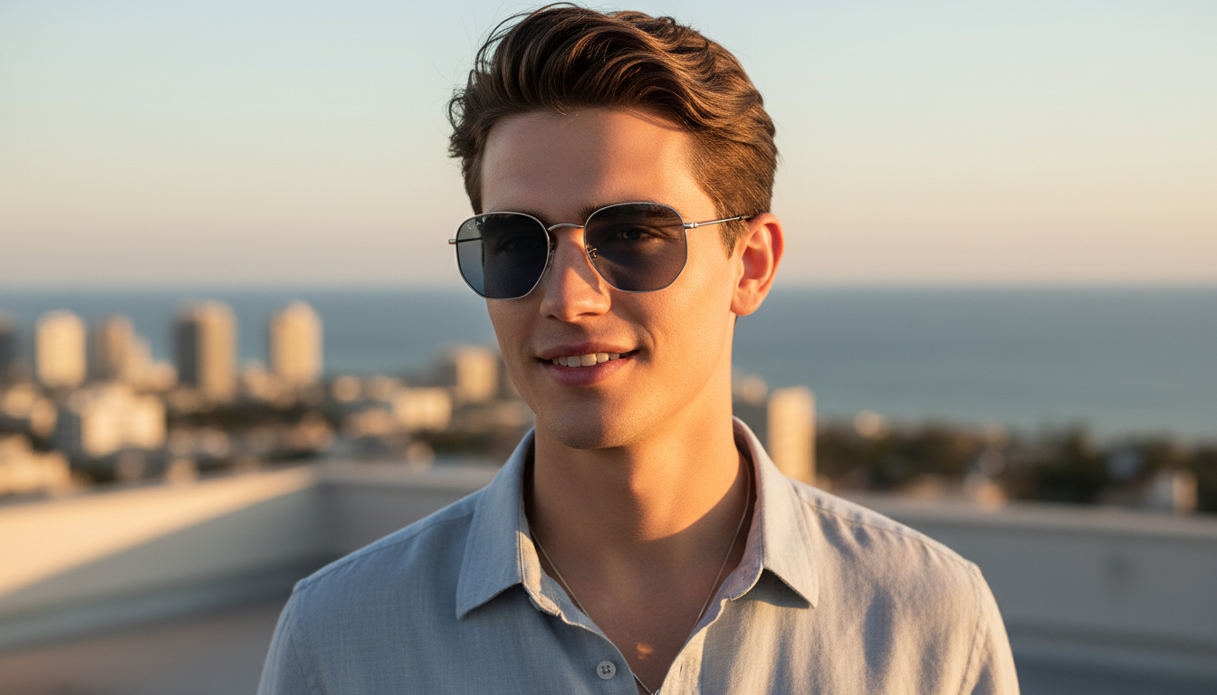 Vista frontale Ray-Ban HEXAGONAL (RB3548N - 003/02)