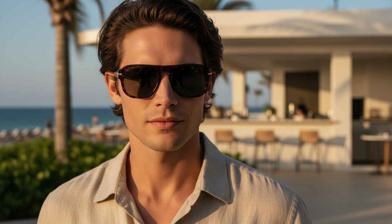 Vista frontale Persol JEAN (PO3310S - 24/B1)