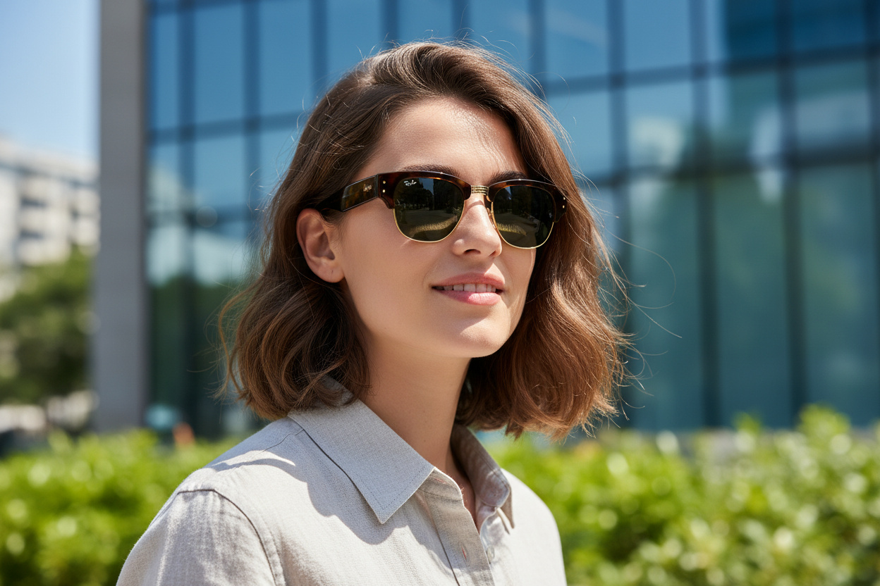 Vista frontale Ray-Ban MEGA CLUBMASTER (RB0316S - 990/31)