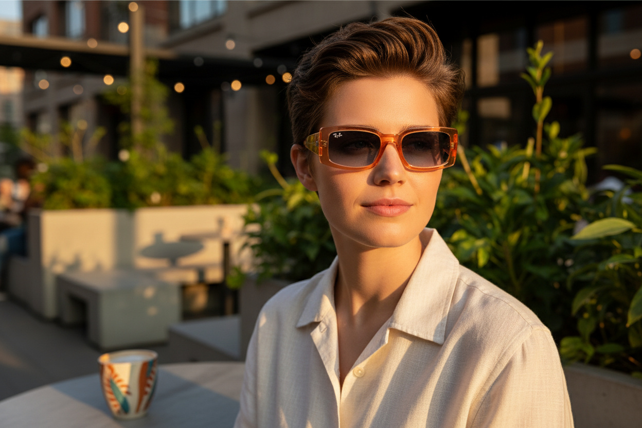 Vista frontale Ray-Ban KILIANE (RB4395 - 66868F)