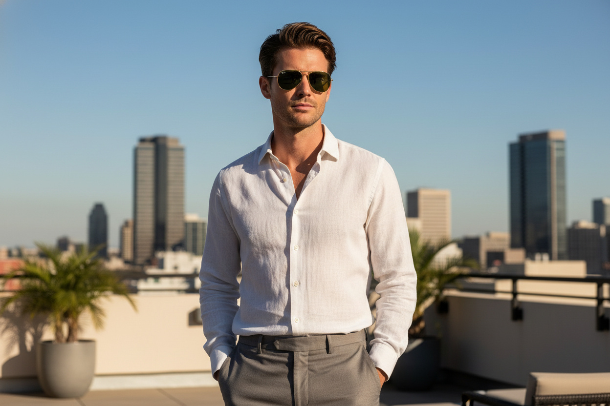 Vista frontale Ray-Ban AVIATOR REVERSE (RBR0101S - 001/VR)