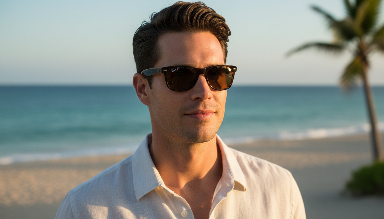 Vista frontale Ray-Ban NEW WAYFARER (RB2132 - 902/57)