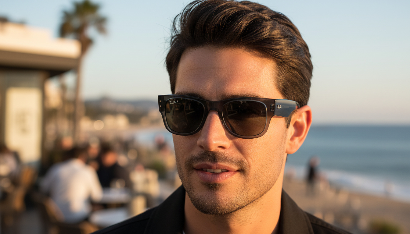 Vista frontale Ray-Ban MEGA WAYFARER (RB0840S - 1406B1)