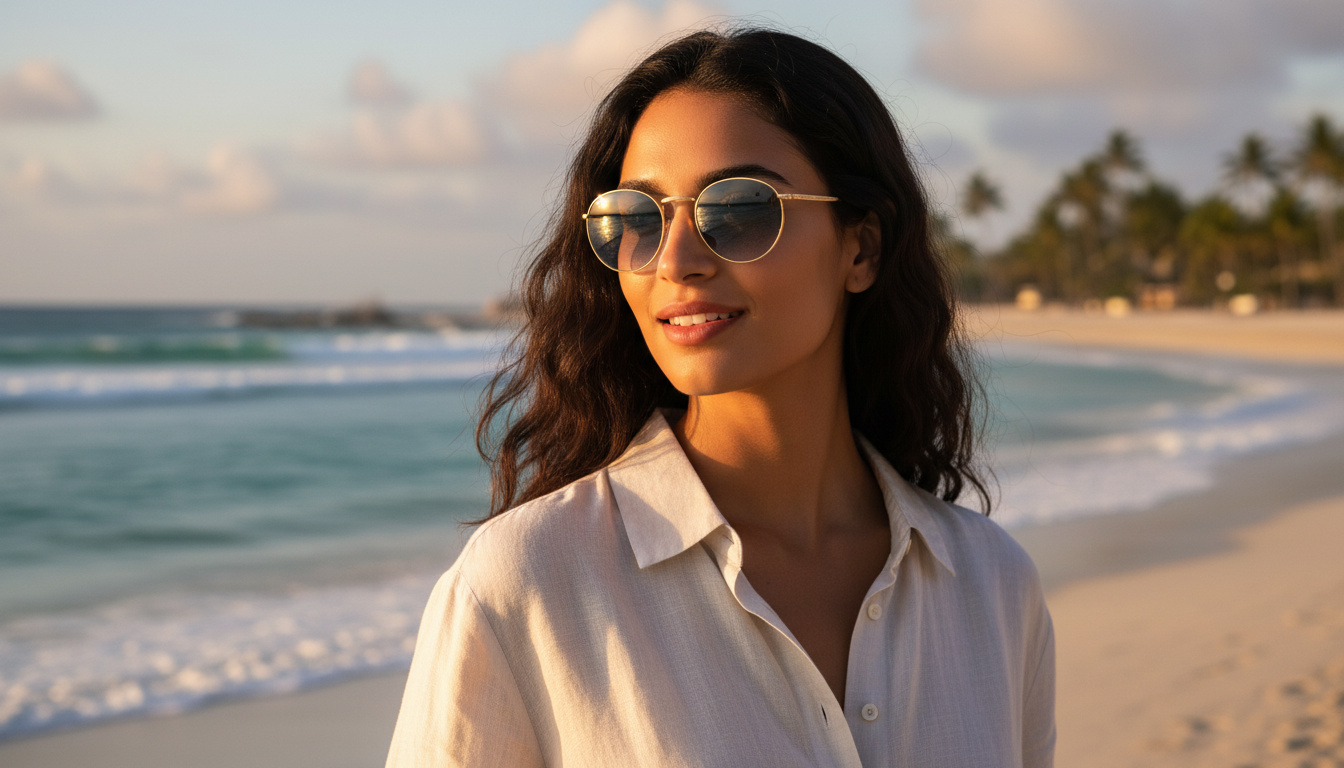 Vista frontale Ray-Ban NEW ROUND (RB3637 - 001/3F)