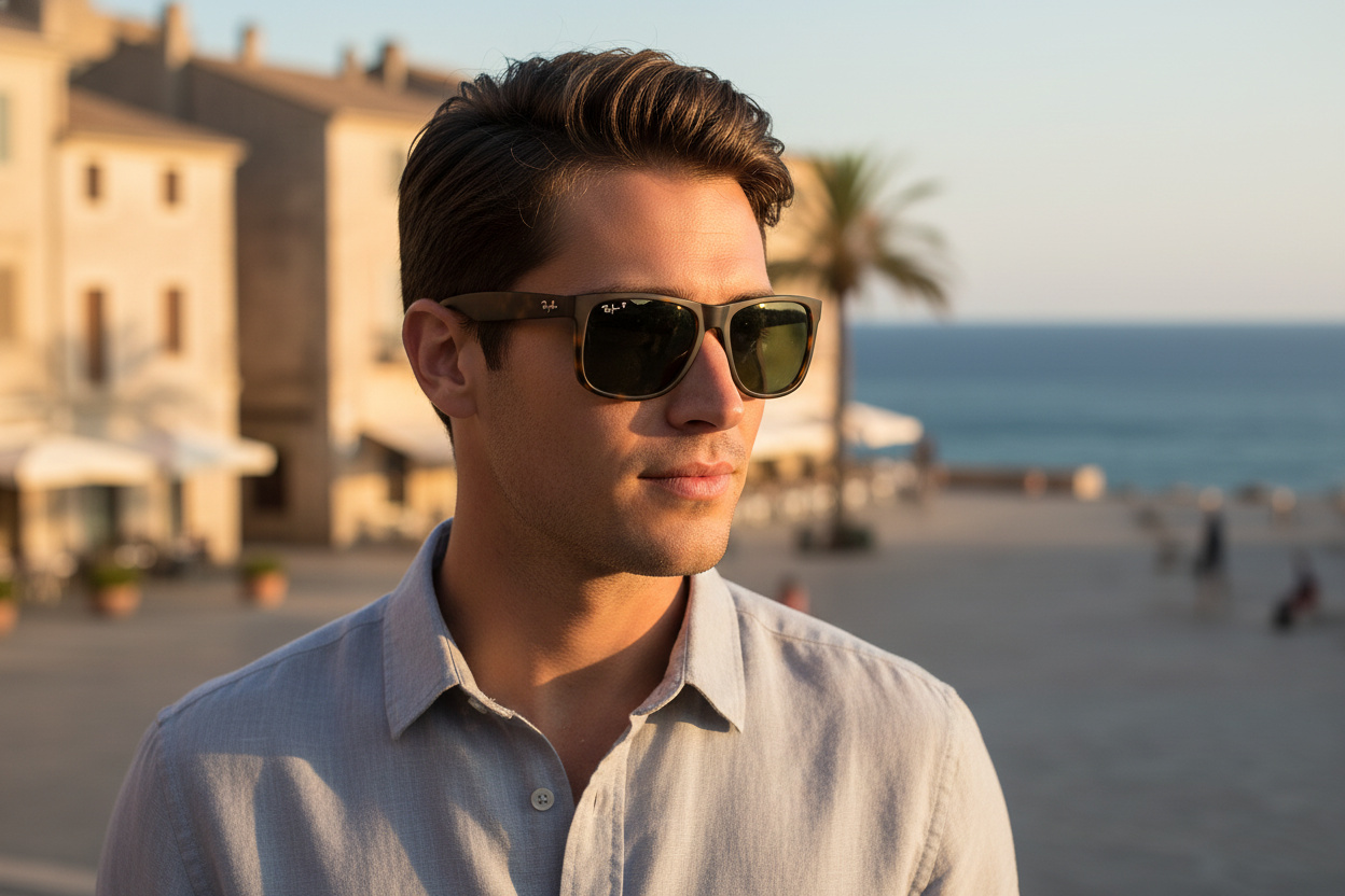 Vista frontale Ray-Ban JUSTIN (RB4165 - 865/9A)
