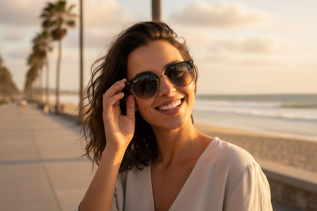 Vista frontale Ray-Ban NEW CLUBMASTER (RB4416 - 672071)