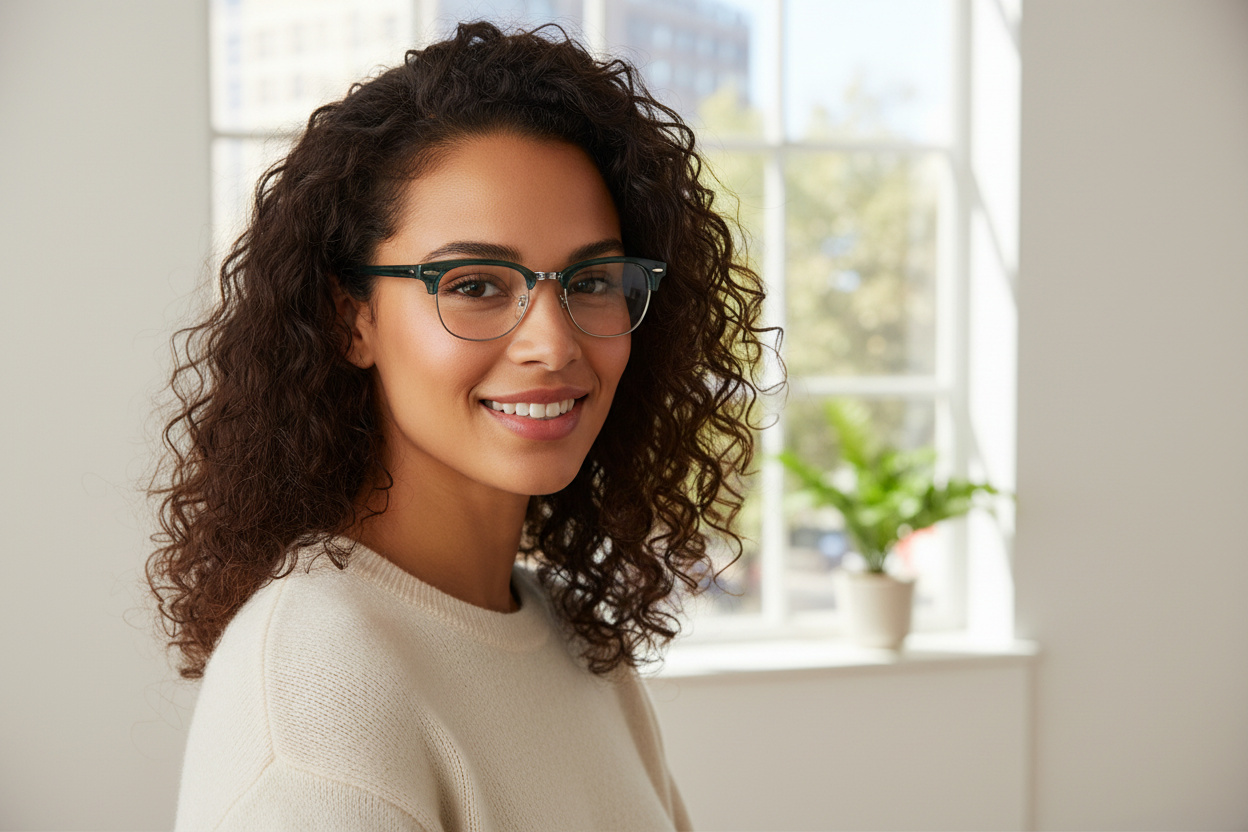 Vista frontale Ray-Ban CLUBMASTER (RX5154 - 8377)