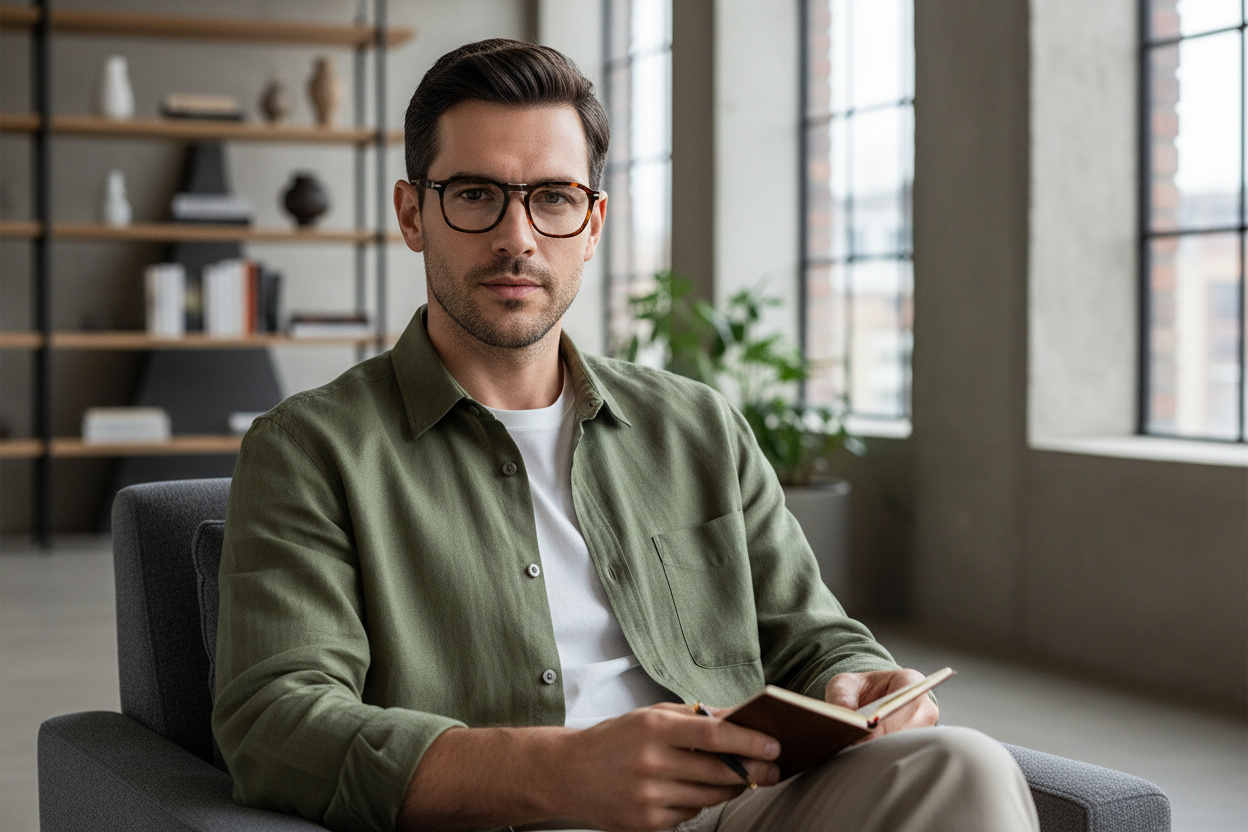 Vista frontale Persol RENE' (PO3345V - 24)