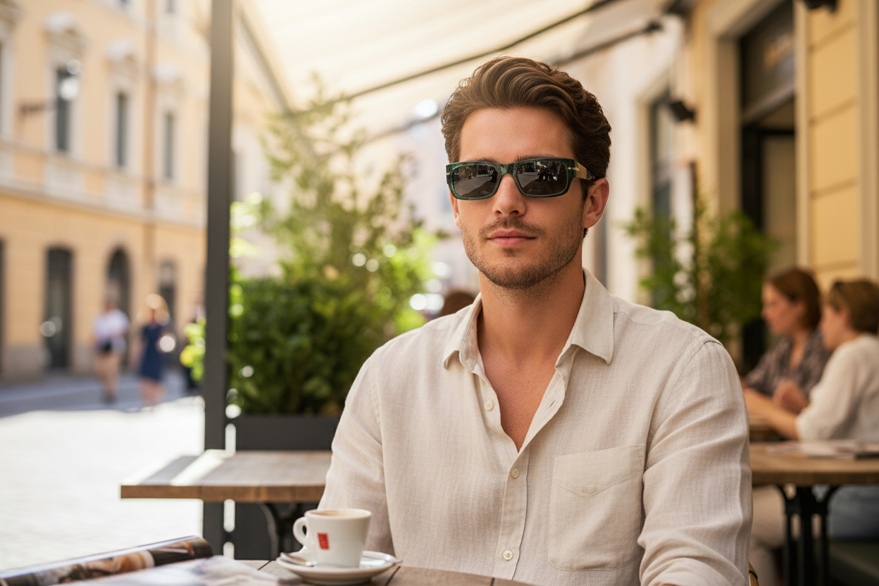 Vista frontale Persol ADRIEN (PO3347S - 1211R5)