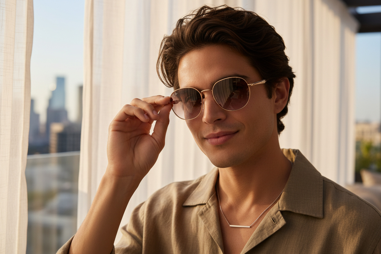 Vista frontale Ray-Ban RB3727D (9202I8)