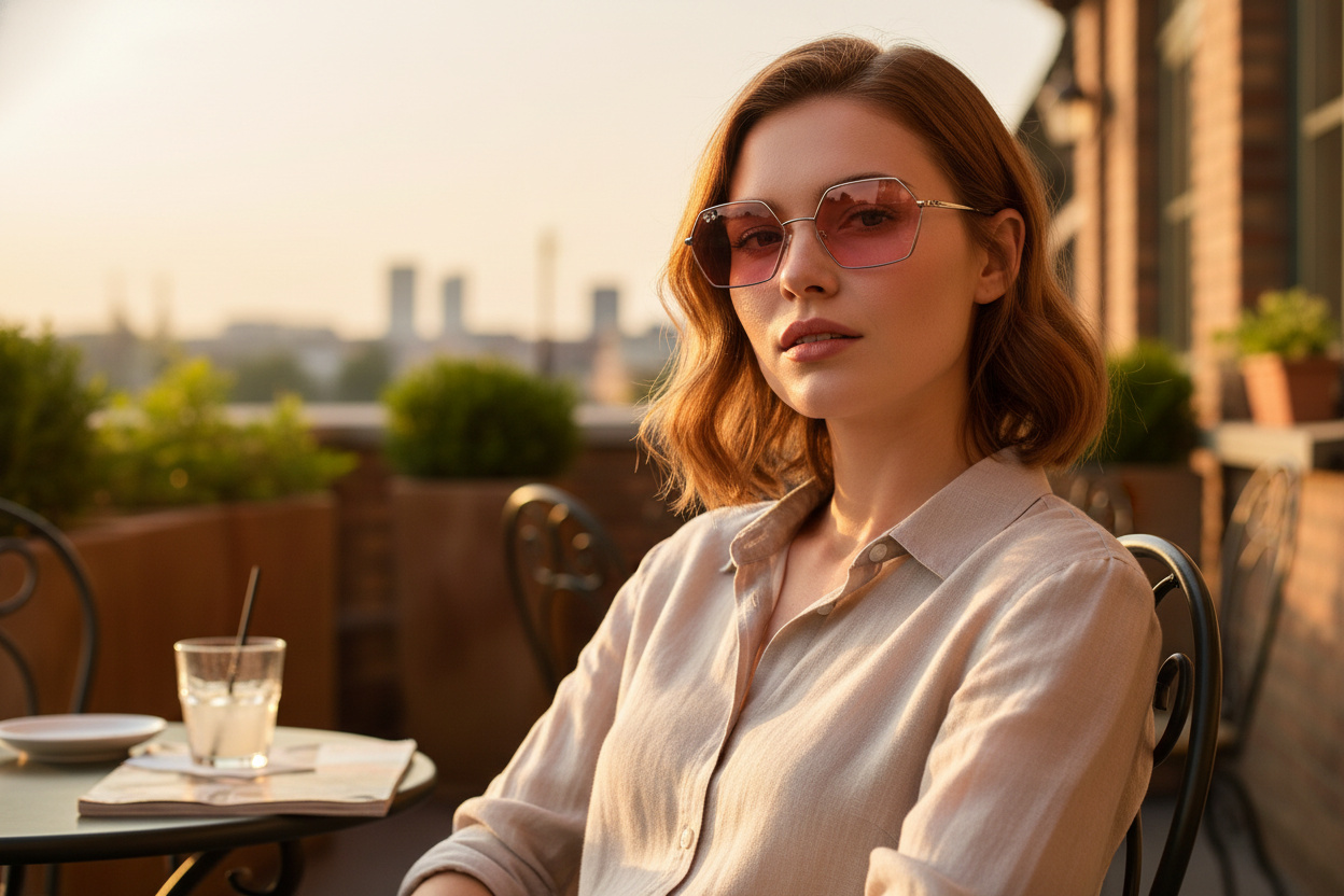 Vista frontale Ray-Ban YEVI (RB3728 - 004/84)