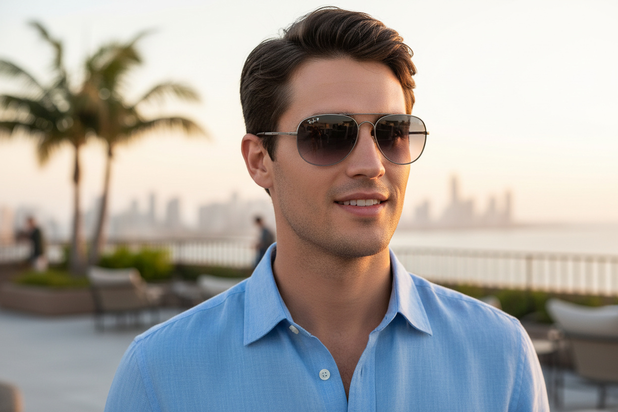 Vista frontale Ray-Ban BAIN BRIDGE (RB3735 - 004/78)