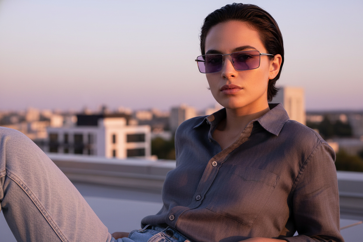 Vista frontale Ray-Ban EMY (RB3741 - 004/1A)