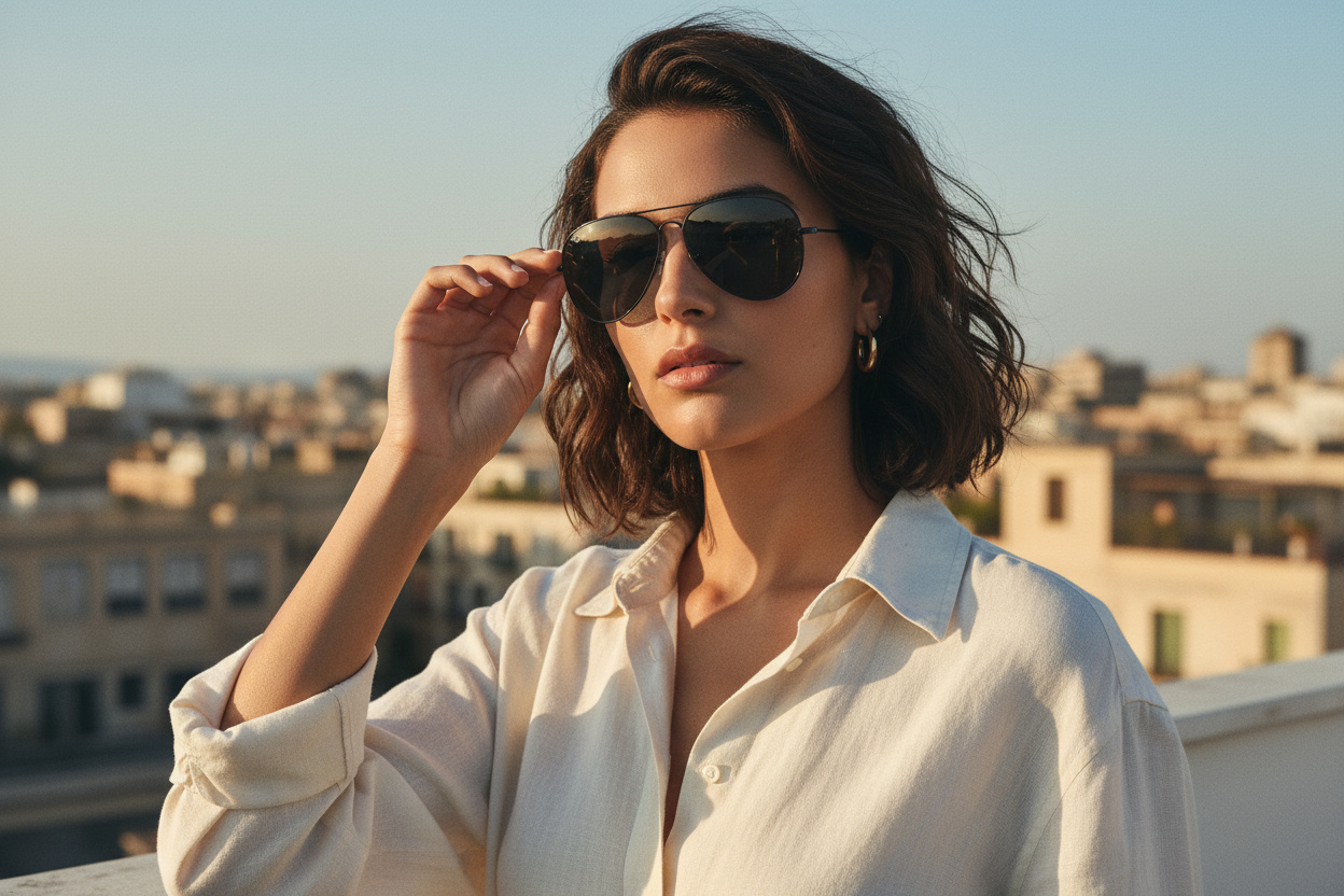 Vista frontale Ray-Ban OLD AVIATOR (RB3825 - 002/B1)