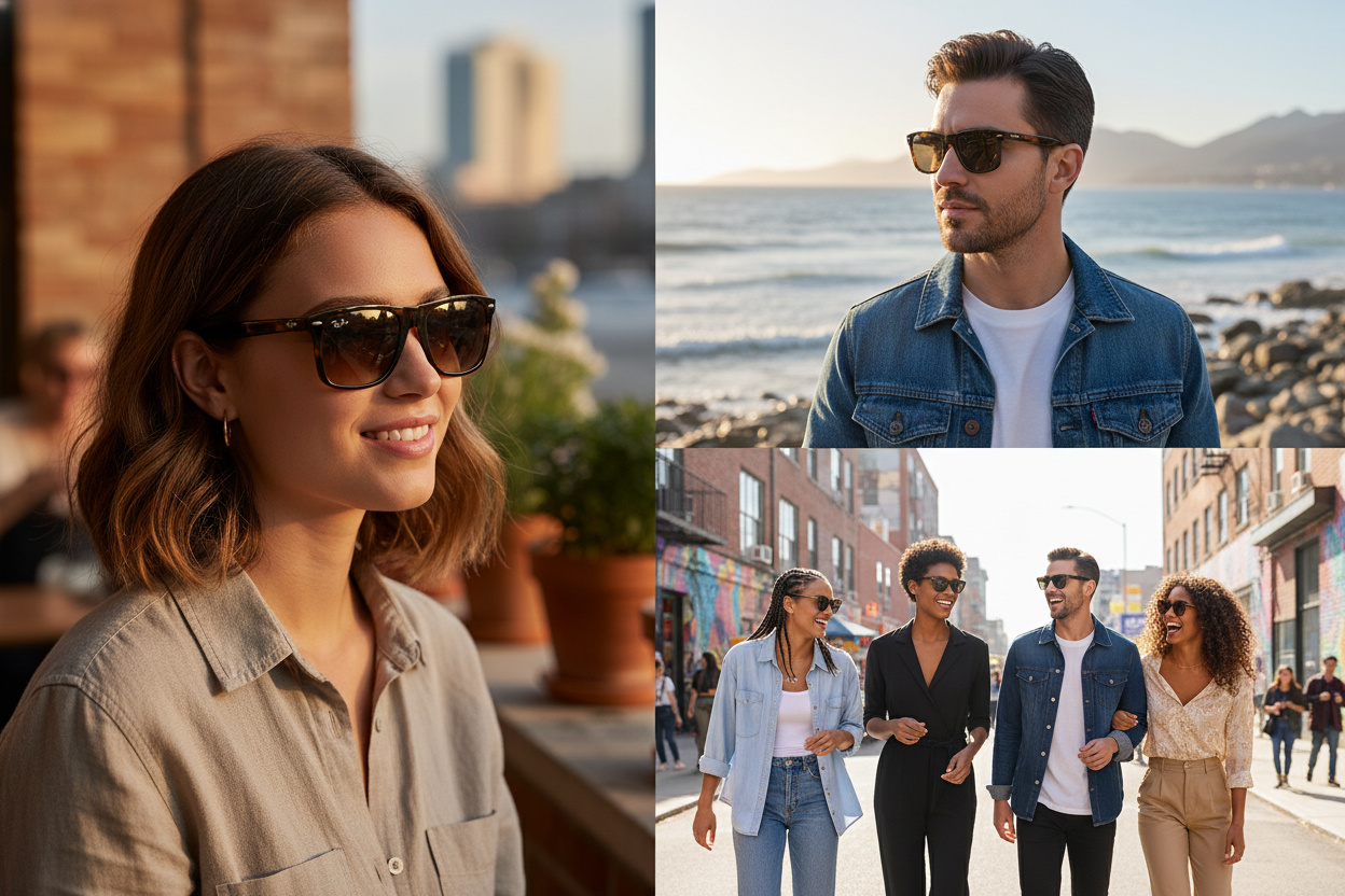 Vista frontale Ray-Ban BOYFRIEND TWO (RB4547 - 710/51)