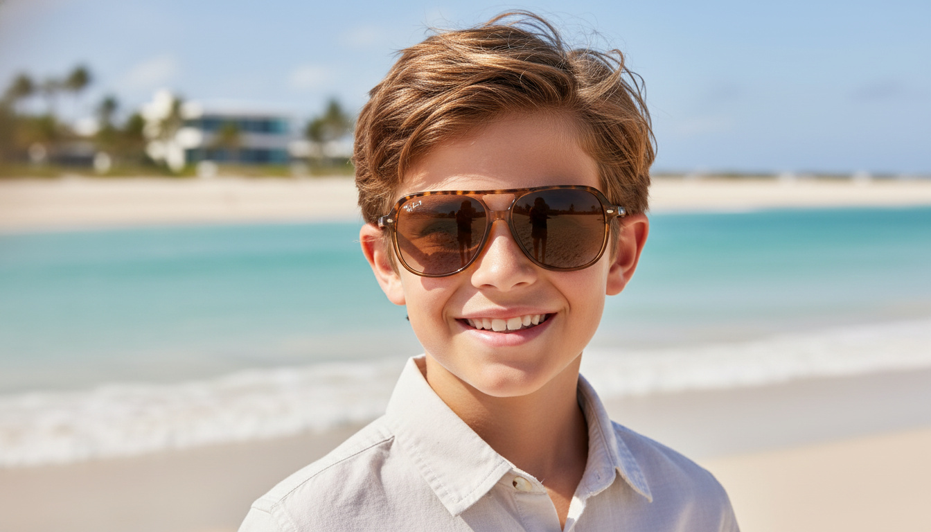 Vista frontale Ray-Ban Kids JUNIOR BILL (RJ9096S - 7152T5)