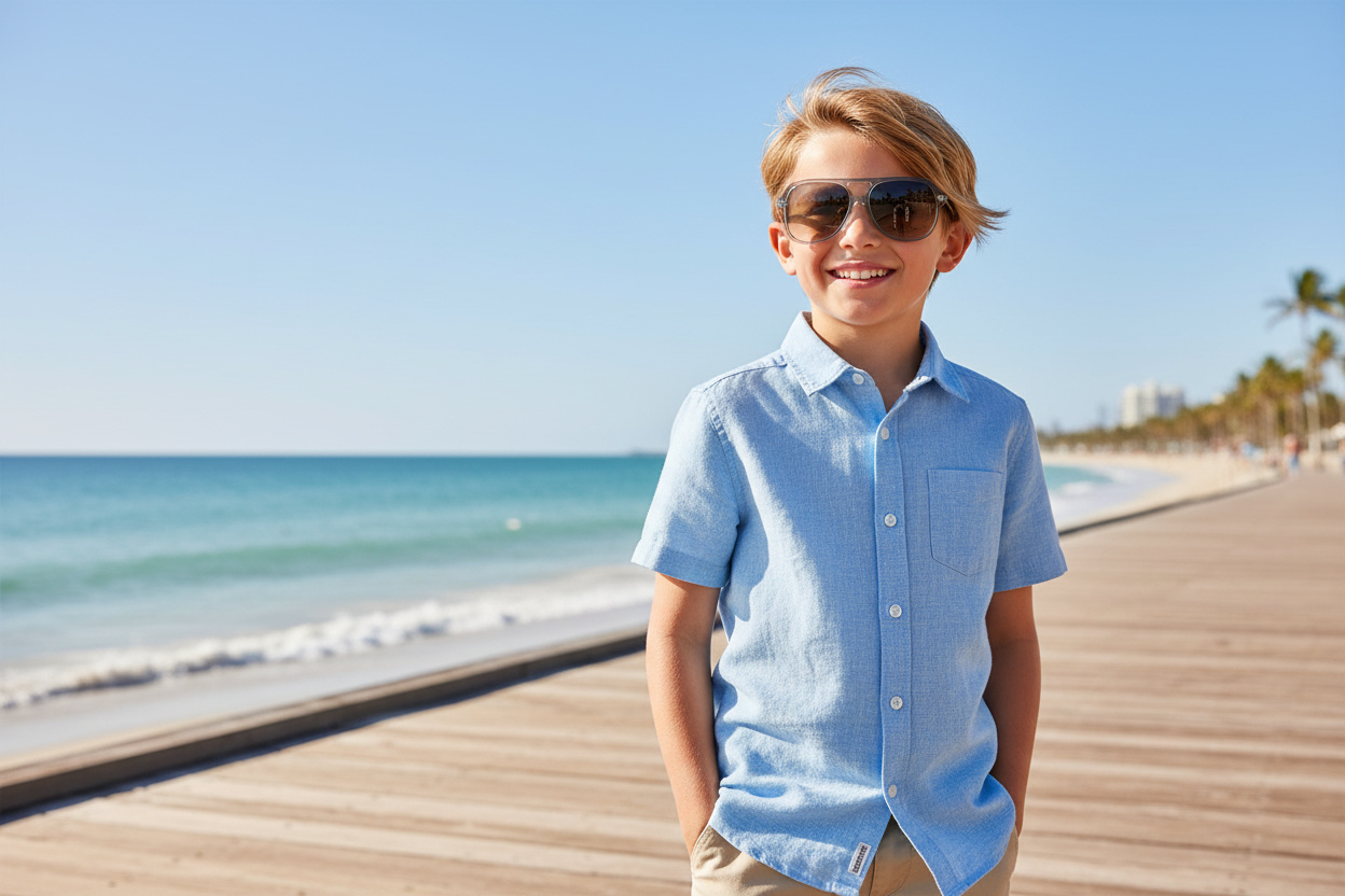 Vista frontale Ray-Ban Kids JUNIOR BILL (RJ9096S - 715311)