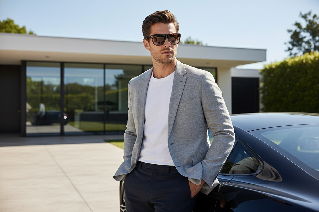 Vista frontale Tom Ford ALBERTO (FT1077 - 52F)