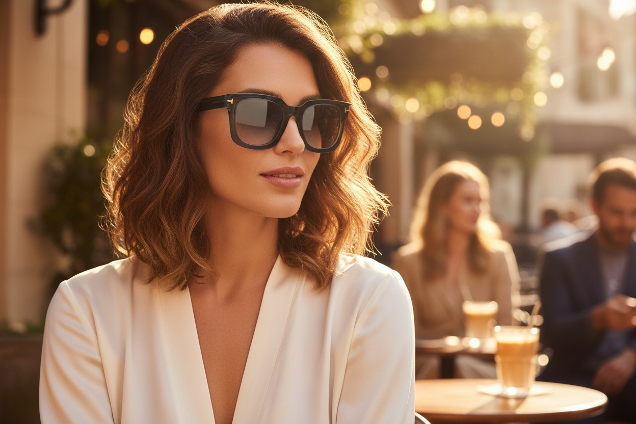 Vista frontale Tom Ford LEIGH-02 (FT1115 - 92P)