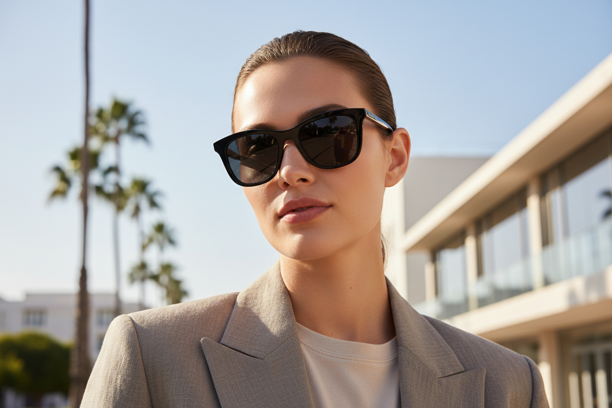 Vista frontale Saint Laurent SL 587/K (001)