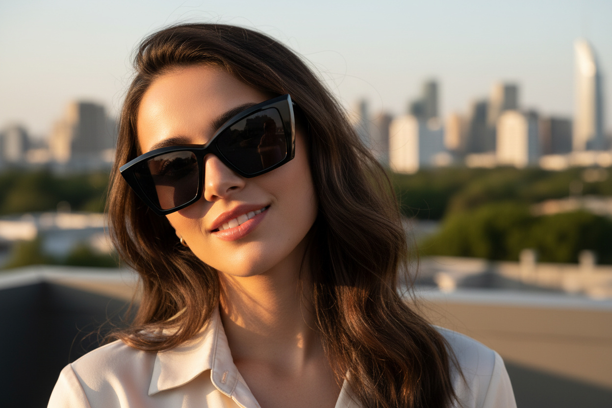 Vista frontale Saint Laurent SL 657 (001)