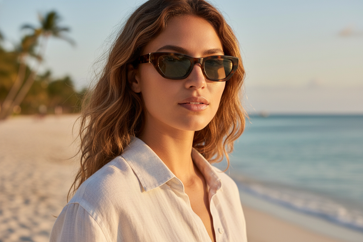 Vista frontale Saint Laurent SL M126 (003)