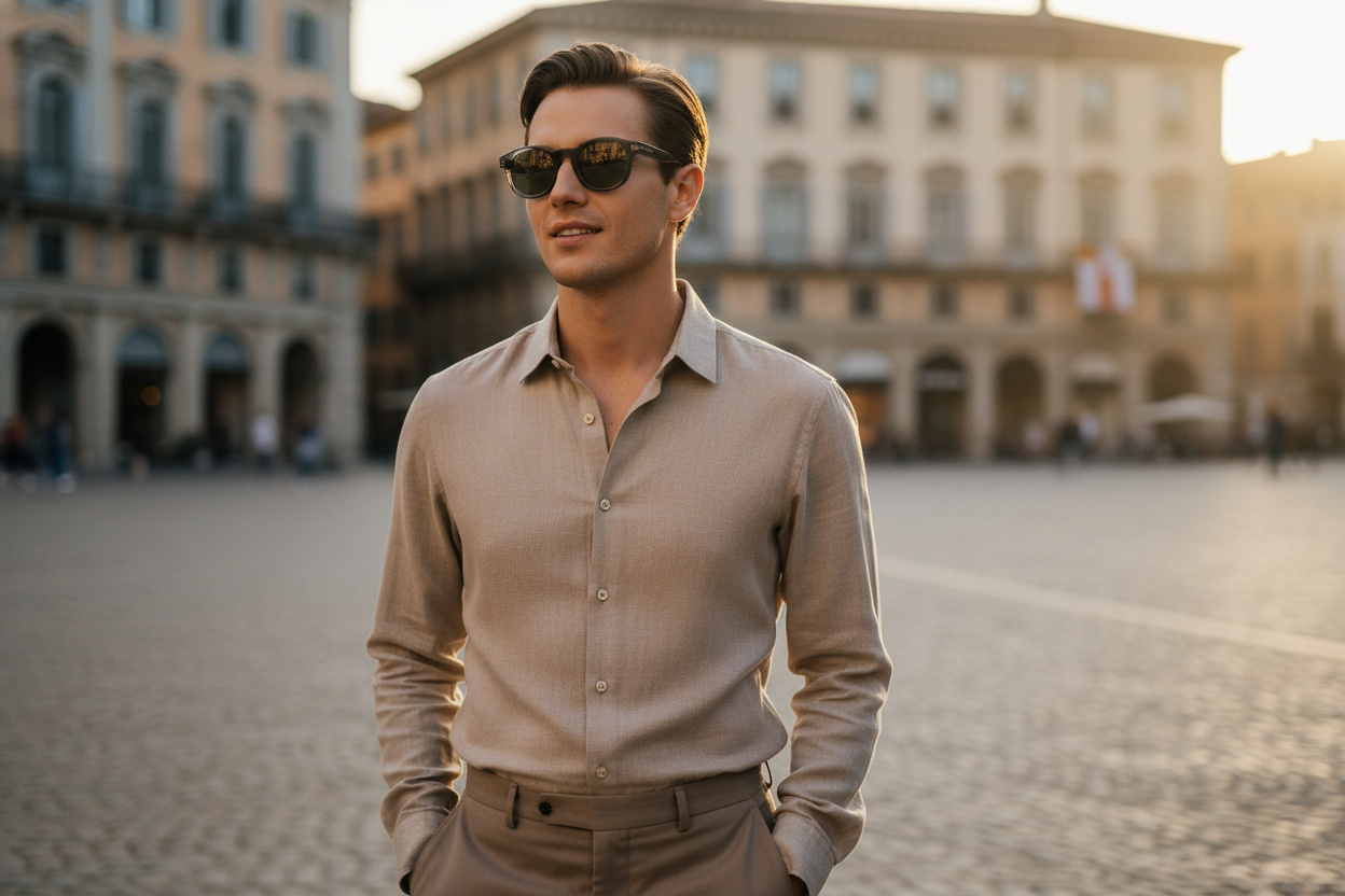 Vista frontale Zegna AURORA (EZ0229 - 90N)