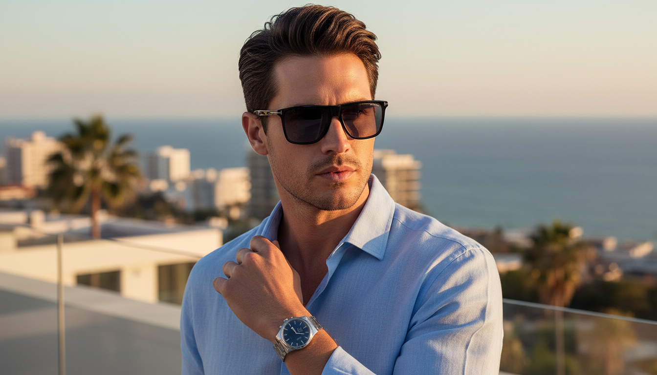 Vista frontale Tom Ford FLETCHER (FT0832 - 01D)