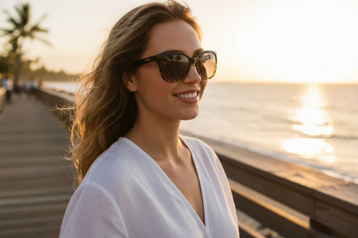 Vista frontale Maui Jim Starfish (GS744-02T)