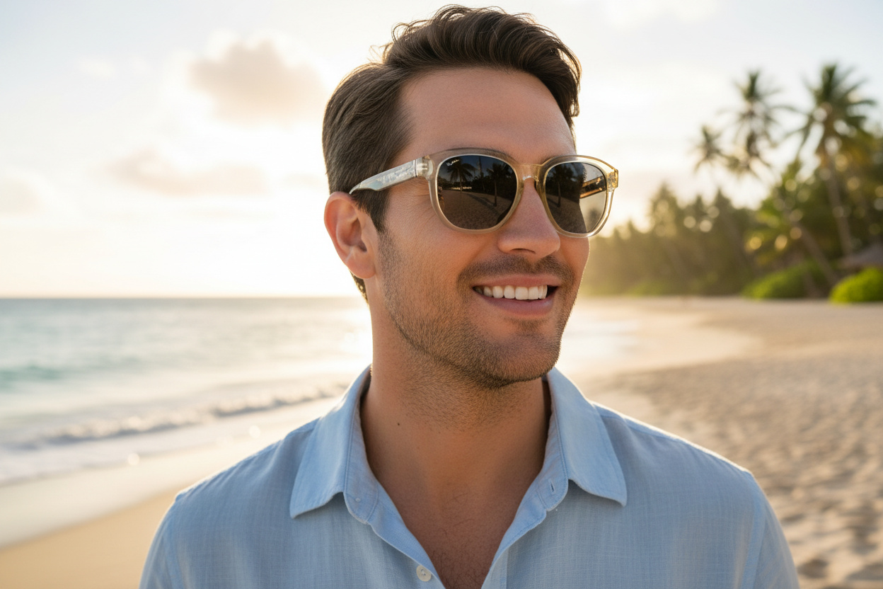 Vista frontale Maui Jim Akahai AF (GS646-21)