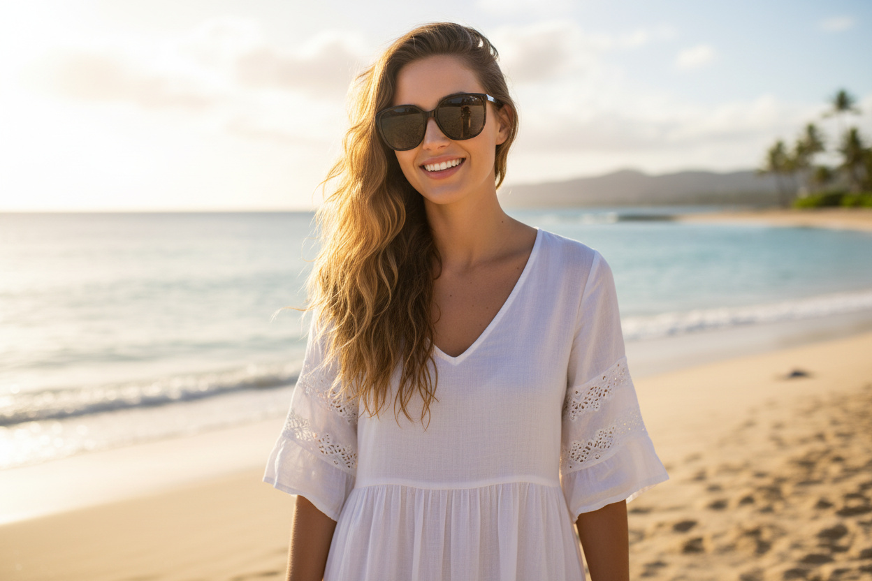 Vista frontale Maui Jim Good Fun (GS871-02)