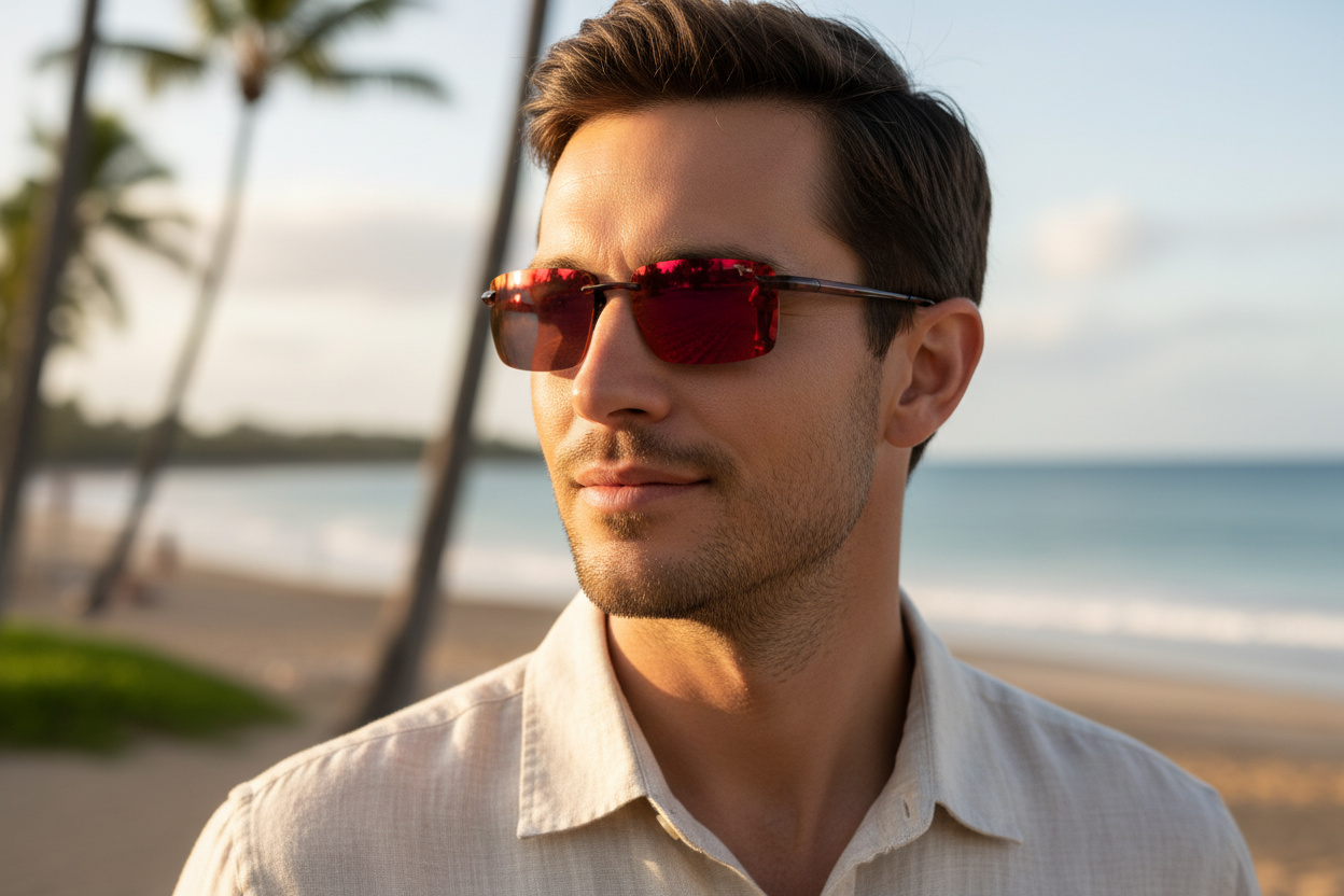 Vista frontale Maui Jim Laulima (RM626-10)