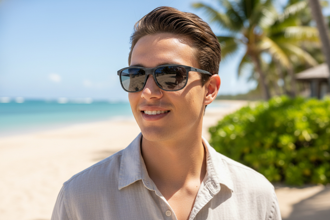 Vista frontale Maui Jim Lele Kawa (811-11D)