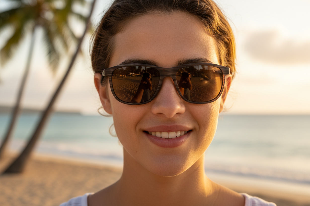 Vista frontale Maui Jim Lele Kawa (H811-25C)