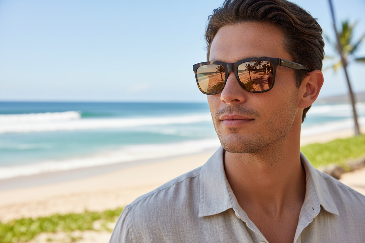 Vista frontale Maui Jim Pehu (H602-10)